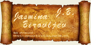 Jasmina Birovljev vizit kartica